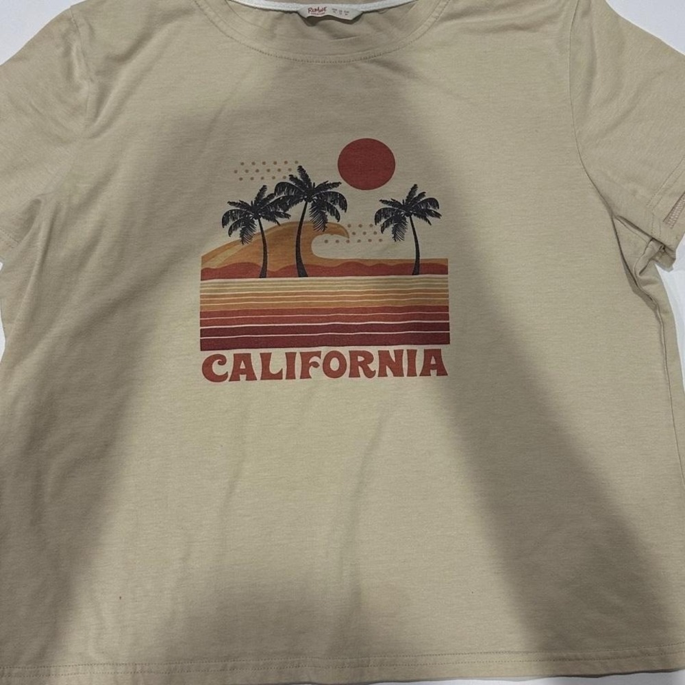 ROMWE California Shirt beige woman's X-Large
